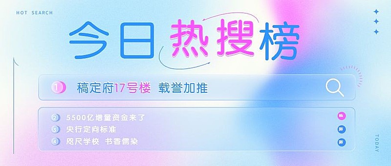 房地产通知公告文艺公众号首图