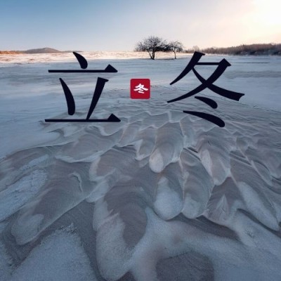 立冬节气全屏雪地实景祝福公众号次图