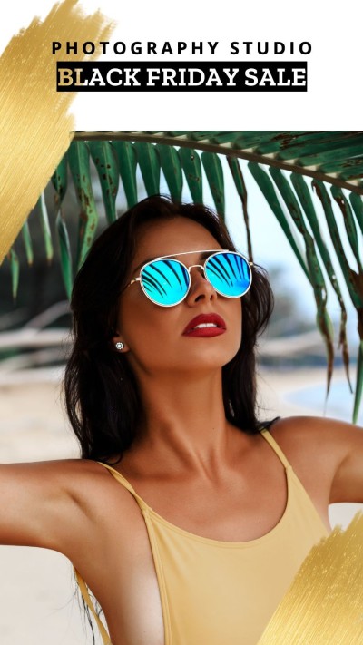 Fashion Photography Studio Black Friday Sale Instagram Story