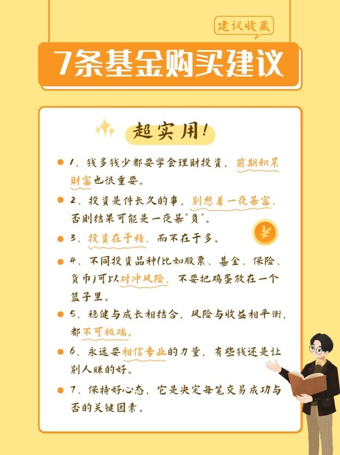 基金理财投资攻略小红书封面配图预览效果