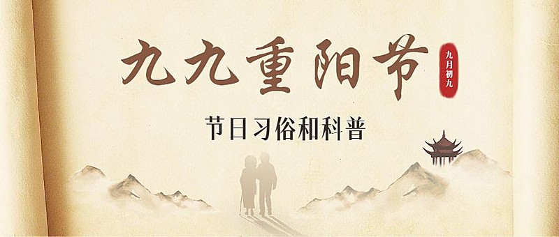重阳节节日习俗科普中国风公众号首图