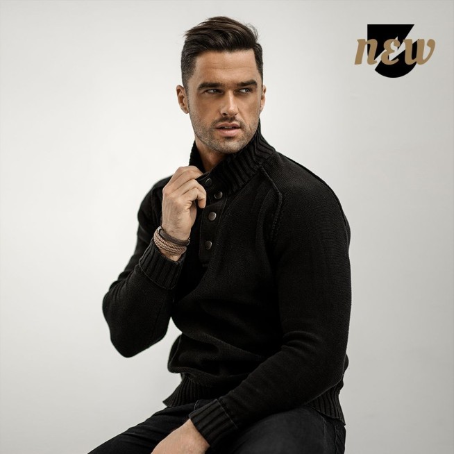 Men's Fashion Clothing New Arrival Badge Label Ecommerce Product Image预览效果