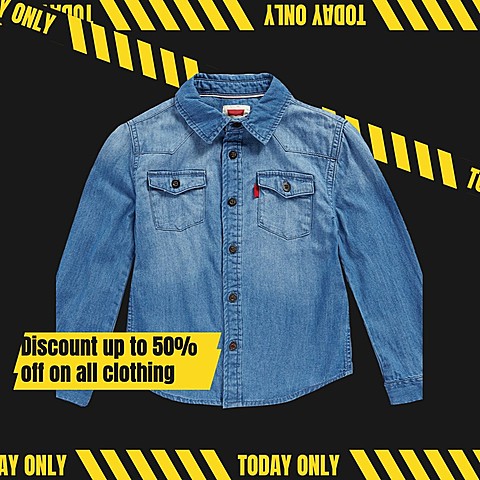 Children's Clothing Black Friday Discount Ecommerce Product Image