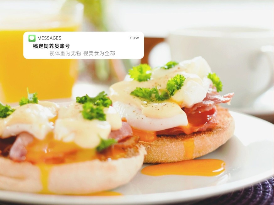 晒美食字幕简约风plog模板预览效果