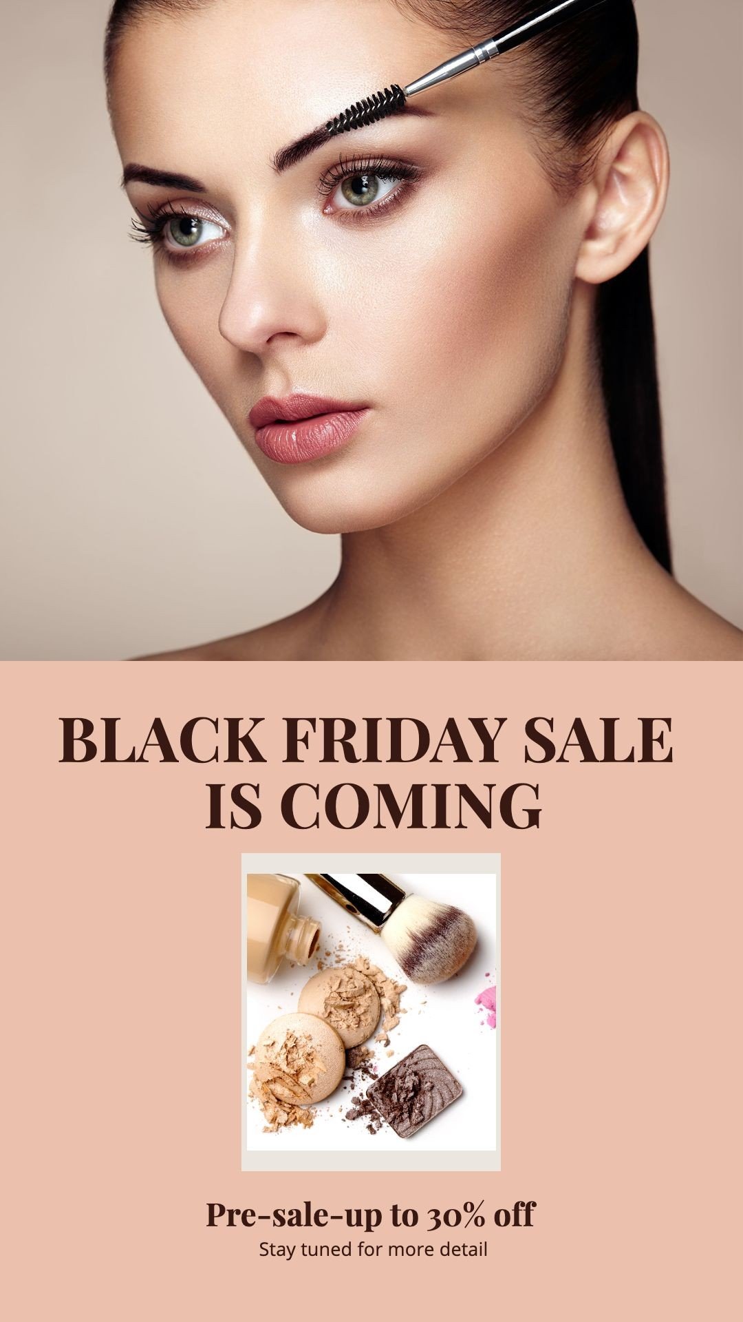 Black Friday Pre sale Cosmetics Simple Style Poster Ecommerce Story