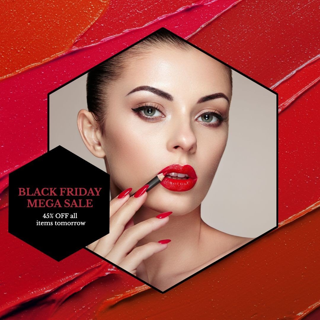Lipstick Black Friday Instagram Post Image