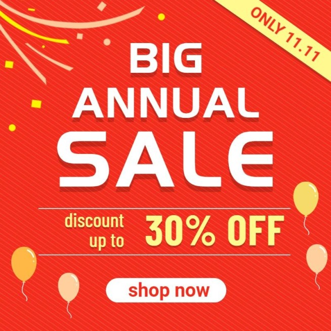 双11促销跨境主图预览效果