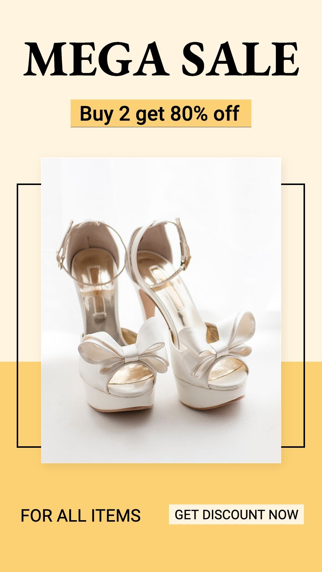 Women's High Heels Shoes Fashion Sale Promo Ecommerce Story预览效果