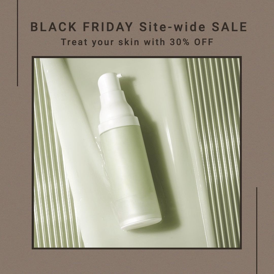 Skin Care Product Black Friday Promotion Instagram Post Image