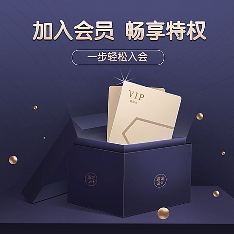 会员活动商务精致主图