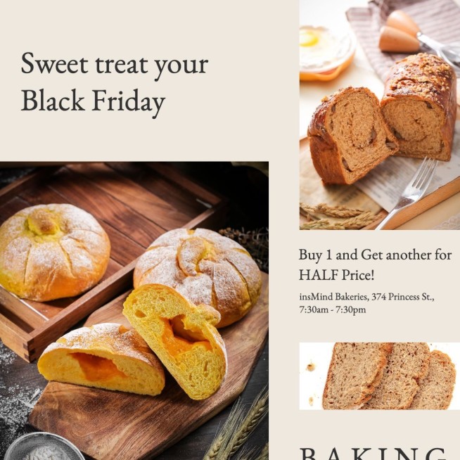 Black Friday Dessert Promotion Ecommerce Product Image预览效果