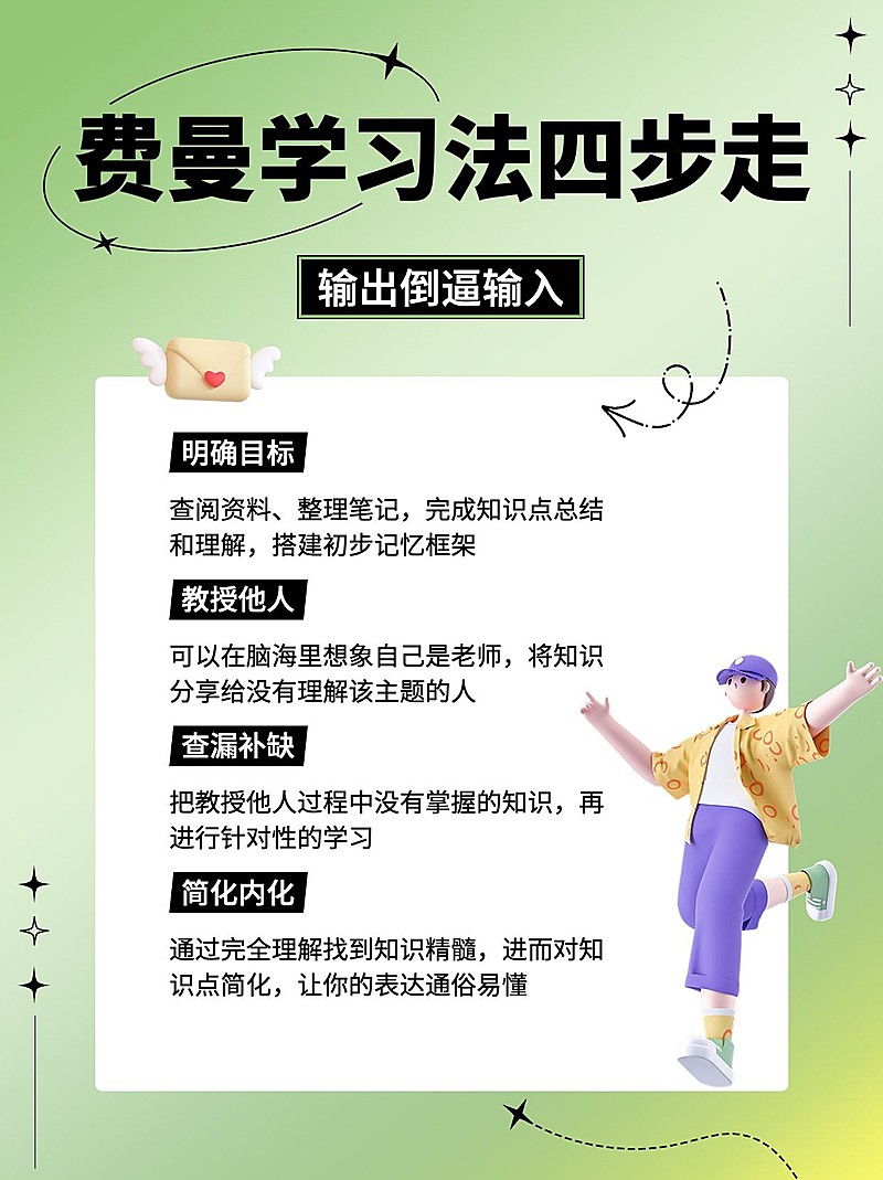 3D拟手帐风学习知识科普小红书配图1