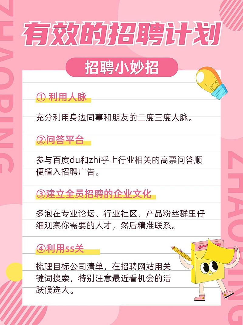 人事招聘小技巧小红书配图