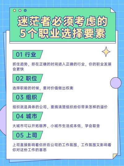 职业职场技能泛知识简约小红书配图