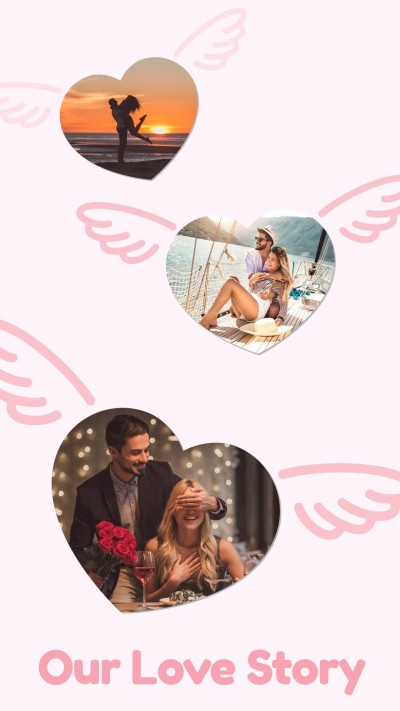 Love layout Instagram Story