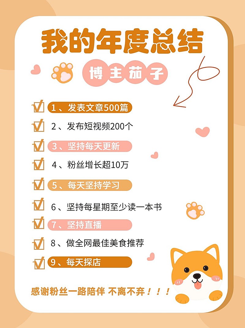 元旦年度盘点个人年终总结小红书配图