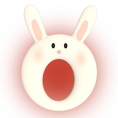 可爱兔子趣味微信头像