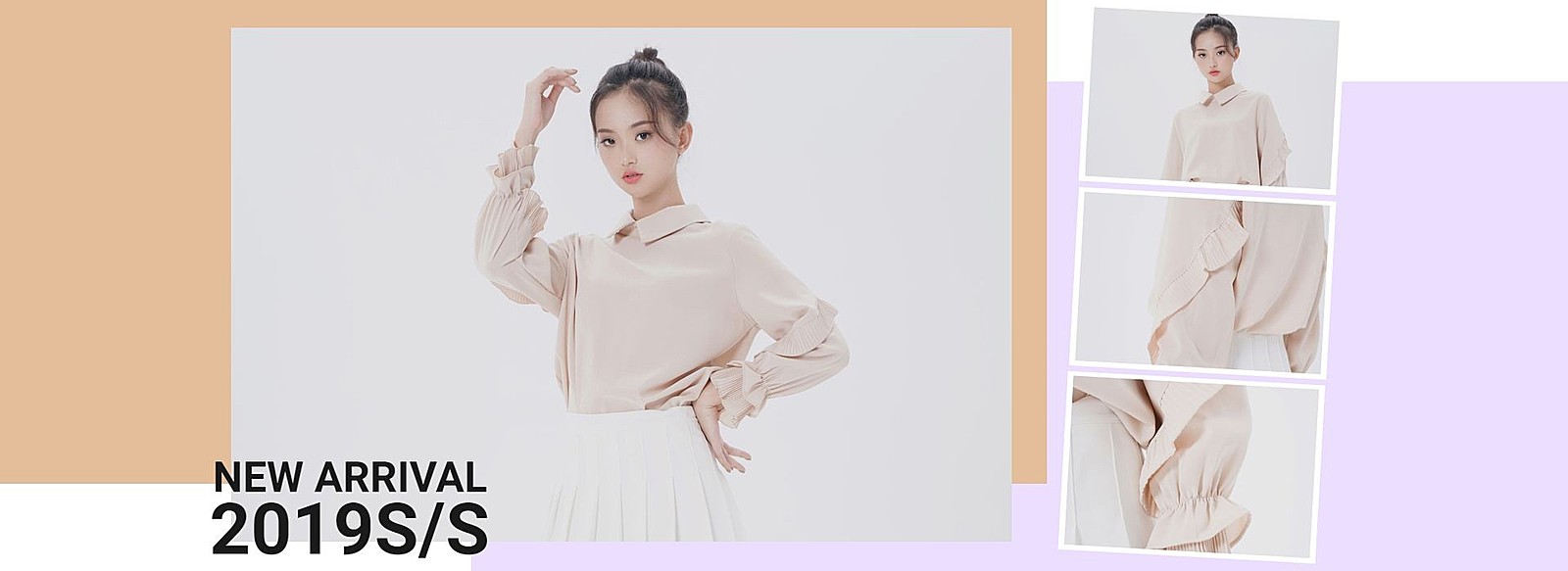 清新风女装海报