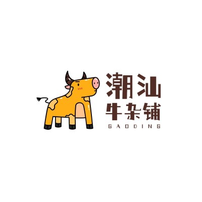 餐饮美食牛肉馆品牌宣传LOGO