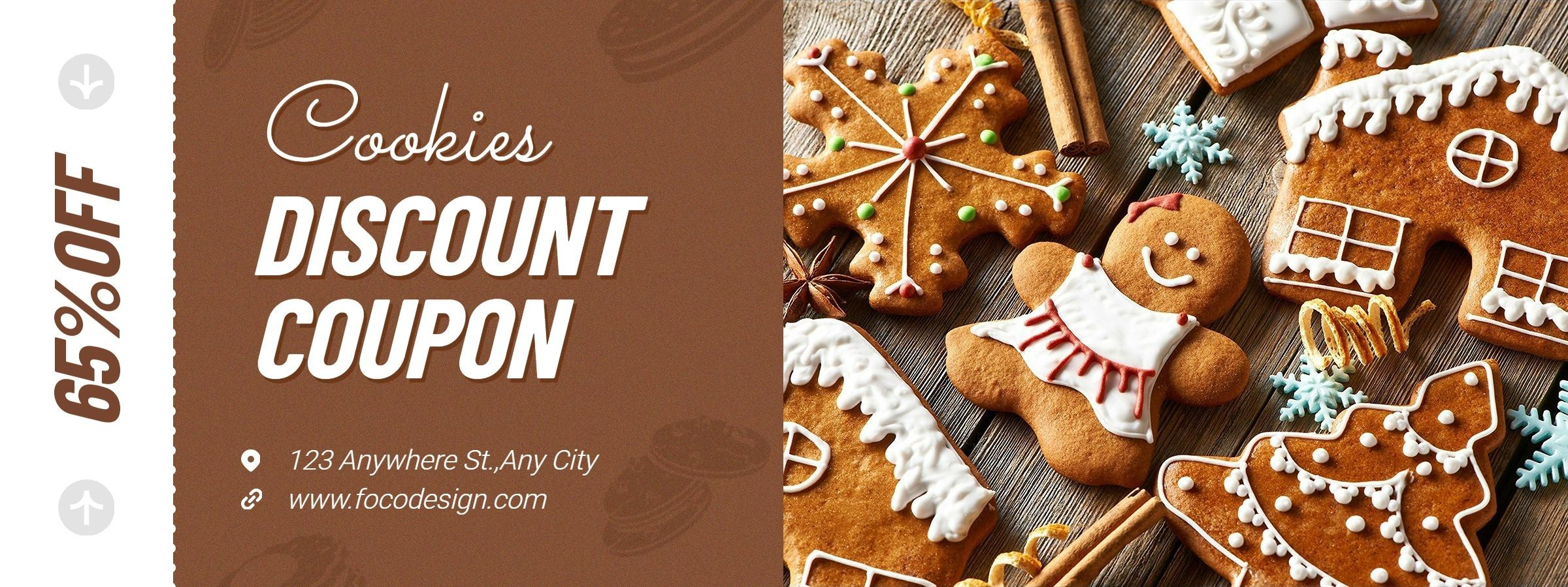 Cookies Bakery Pastry Dessert Voucher Discount Coupon