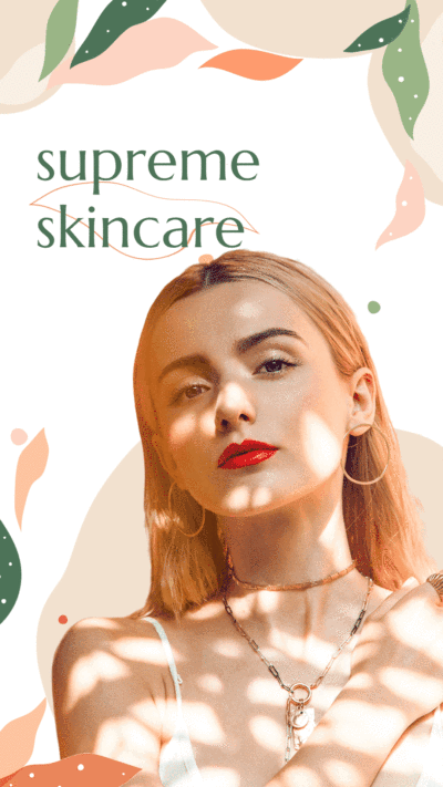 skin care cutout Instagram Story