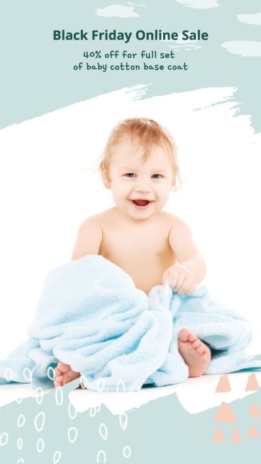 Baby Mother Products Promotion Fashion Simple Style Poster Ecommerce Story预览效果