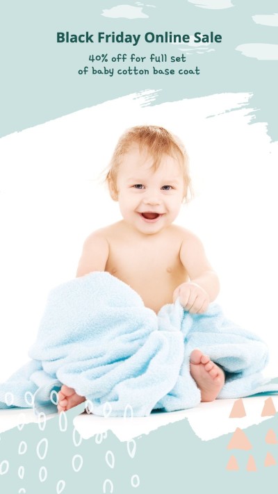 Baby Mother Products Promotion Fashion Simple Style Poster Ecommerce Story