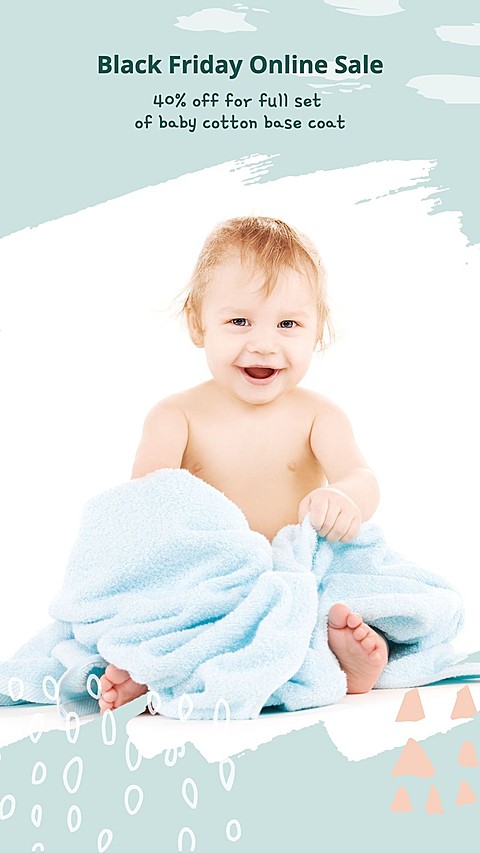 Baby Mother Products Promotion Fashion Simple Style Poster Ecommerce Story