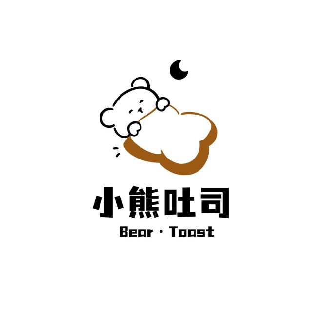 餐饮美食面包吐司品牌宣传LOGO预览效果