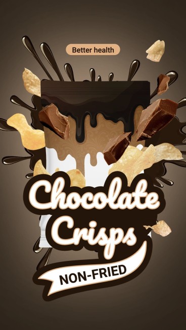 Chocolate Crips Consumer Packaged Food Snacks Ecommerce Story预览效果