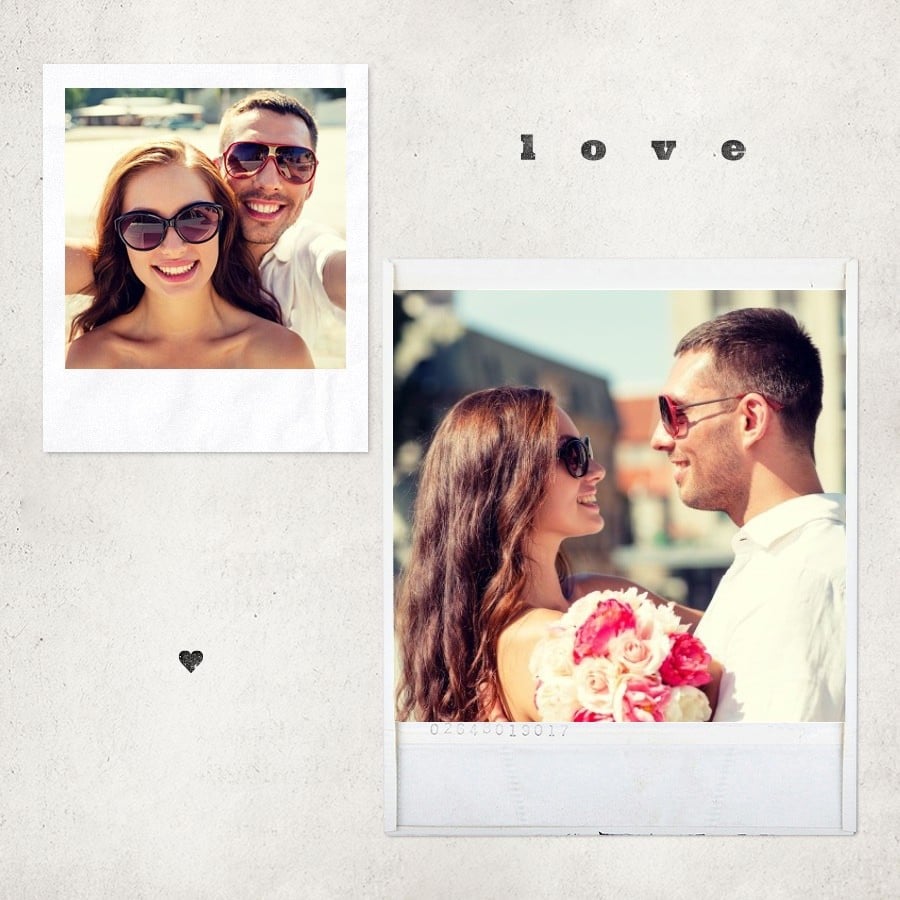 Palace Puzzle Love Special Frame Poster Simple Fashion Style Instagram Post