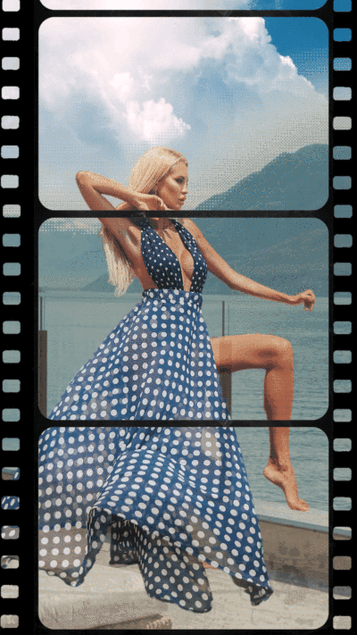 Animated instagram story template GIF