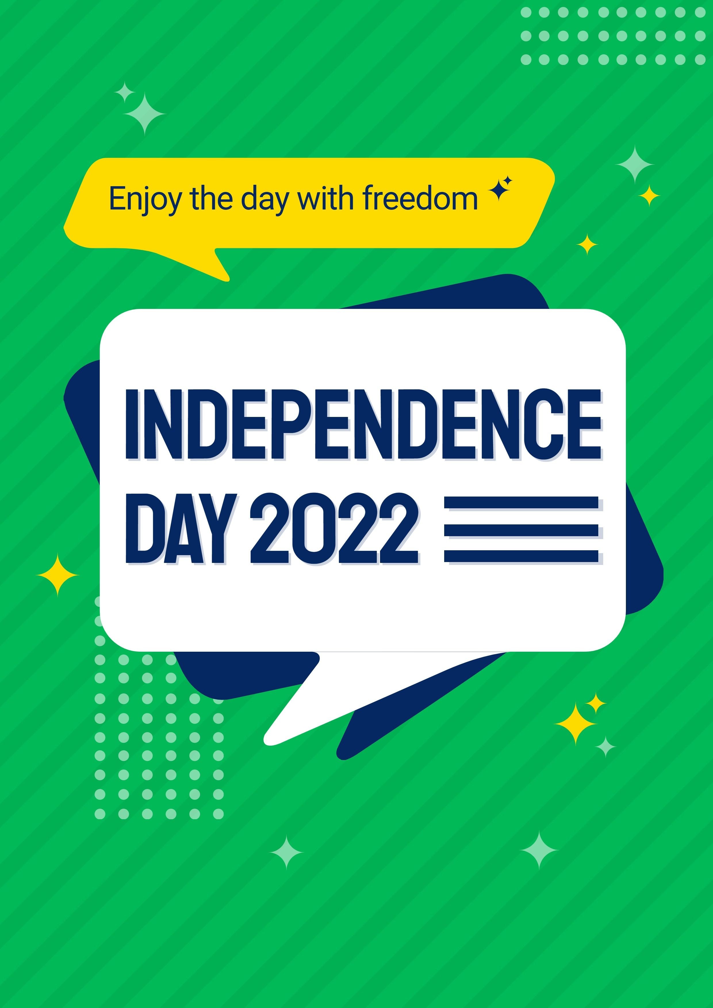 Cute Cartoon Brazil Independence Day Sete de Setembro Celebration Poster