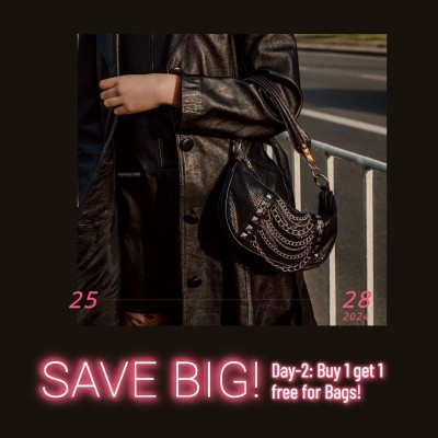 Red Color Text Fashion Black Friday Women's Wear Discount Ecommerce Banner
