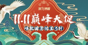 国潮风双11海报banner