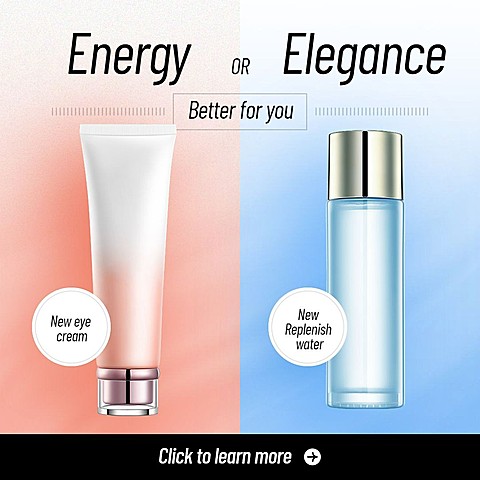 Eye Cream and Lotion Beauty Cosmetics Personal Skincare Ecommerce Product Image