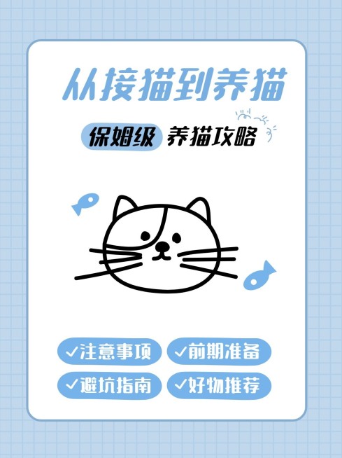 简约可爱宠物科普小红书封面配图预览效果