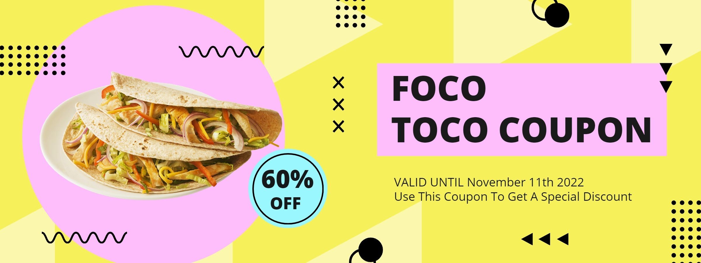 Fast Food Restaurant Dinning Promo Voucher Discount Coupon