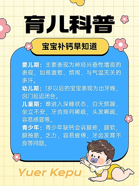 母婴亲子育儿知识科普小红书配图