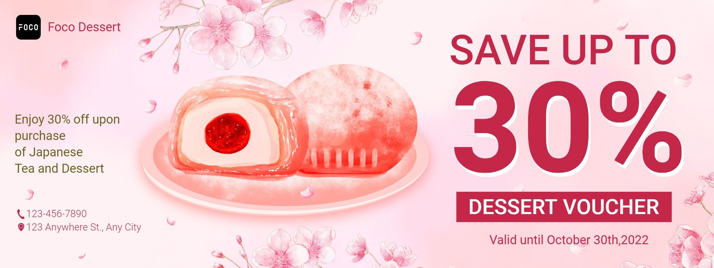 Japanese Sweet Desserts Food Voucher Discount Coupon