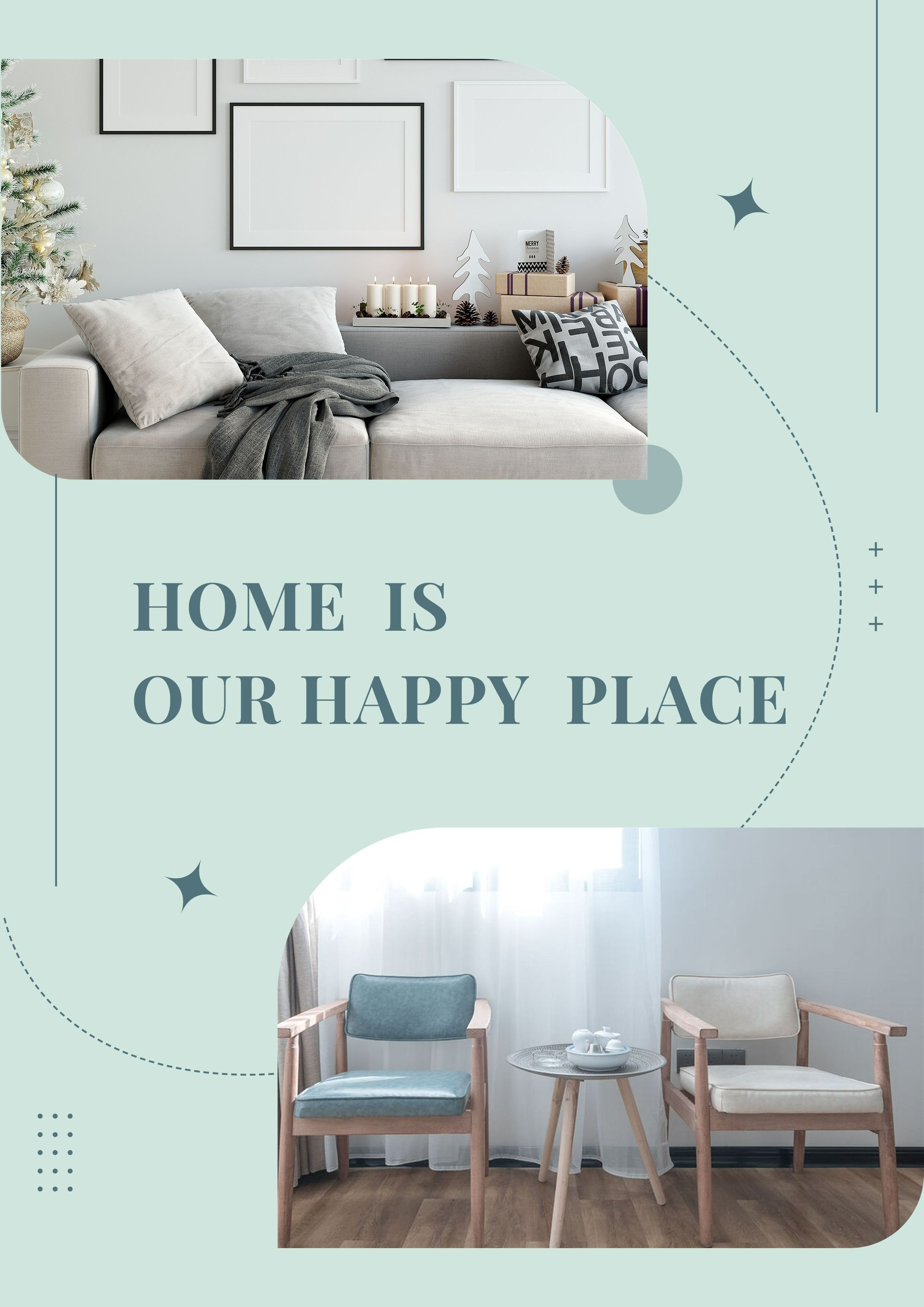 Home Furniture and Lifestyle Motivational Inspiring Quotes Poster