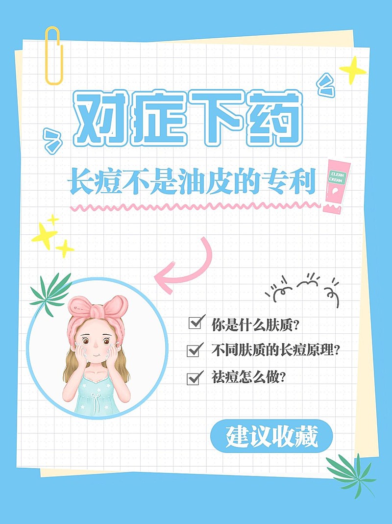 美容知识科普小红书封面