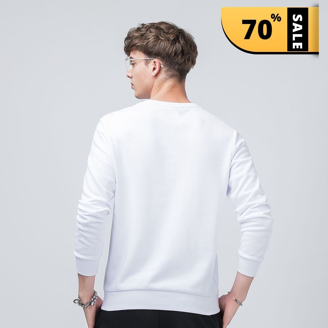 White Cloth Men's Fashion Clothing Discount Sale Badge Label Ecommerce Product Image