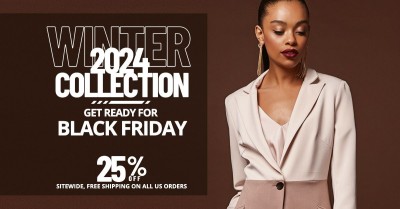 2020 Collection Black Friday Products Promotion Fashion Simple Style Poster Ecommerce Banner
