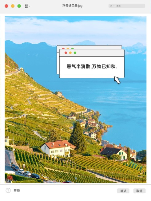 节气立秋晒风景界面风plog模板预览效果