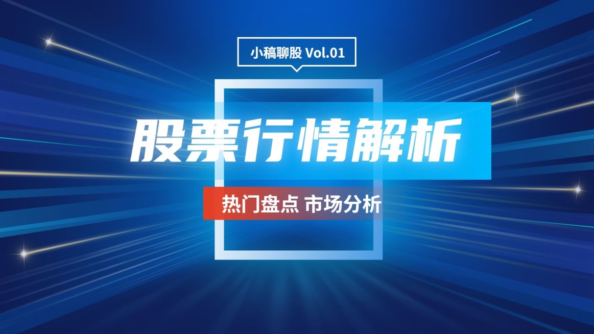 金融证券股市行情资讯横版视频封面预览效果