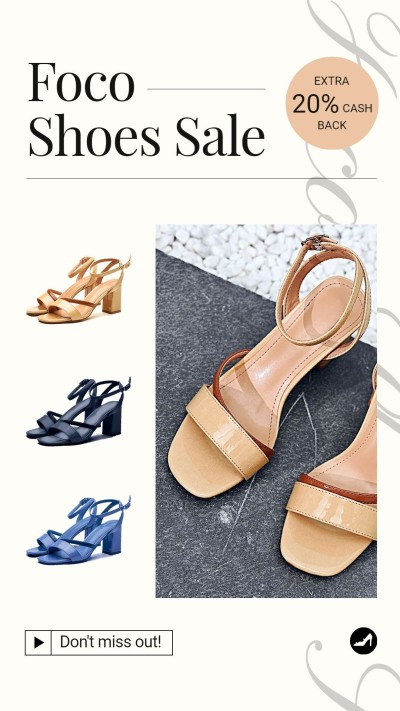 Cortical Element Women's Shoes Fashion Sale Promo Ecommerce Story