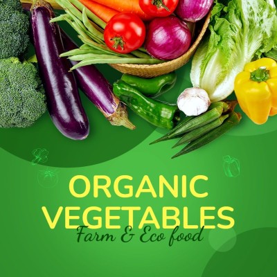 Farm Organic Vegetables Ecommerce Product Image