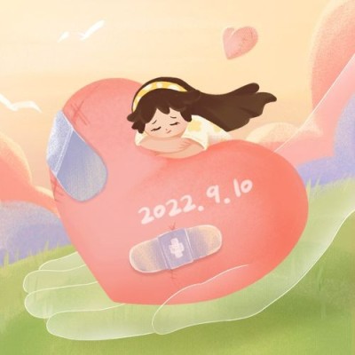 世界预防自杀日心里健康公益宣传手绘插画次图
