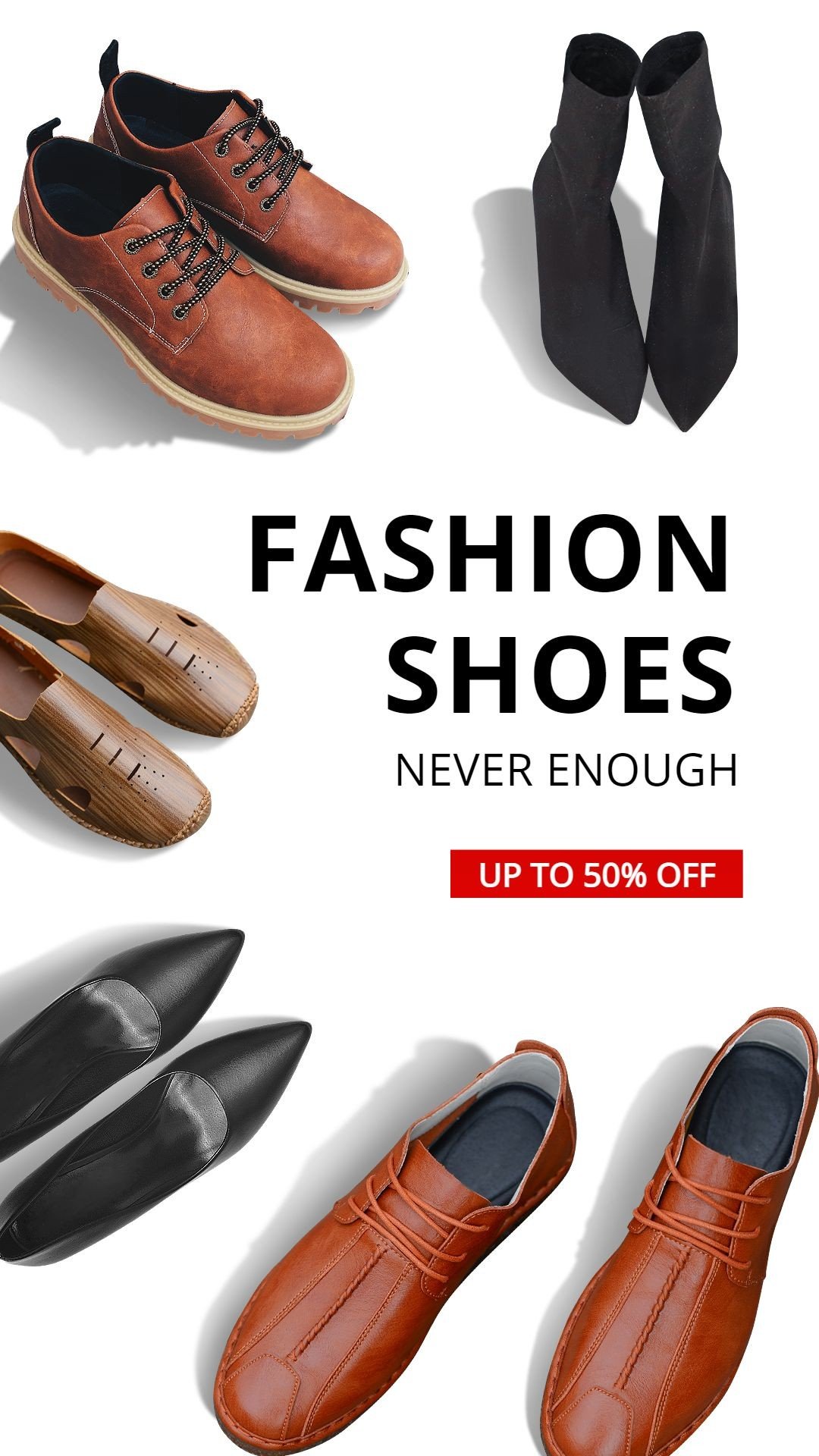 Fashion Shoes Product Promo Ecommerce Story预览效果